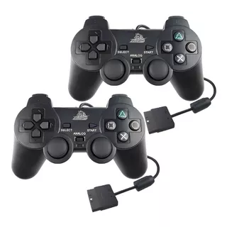 Controle Com Fio para PS2 Fio Cor Preto