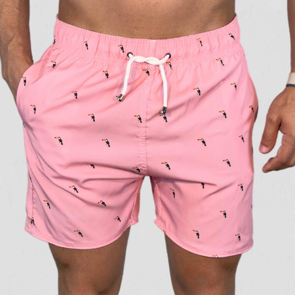 Shorts Elastano Premium Mauricinho Casual Praia Bermuda Masculino Estilo Neymar Verão