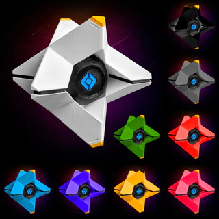 Porta Fantasma Destiny 2 Ghost Clássico Custom - Personalizável com Várias Cores - Impressão 3D HD