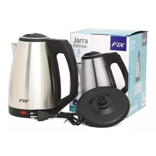 Chaleira Elétrica 110v De Inox 1,8 Litros 1500w Jarra Água