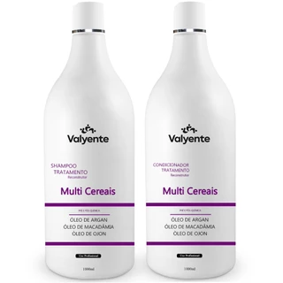Kit Multi-Cereais Pré e Pós Química 1L - Shampoo e Condicionador