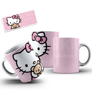 CANECAS HELLO KITTY PERSONALIZADA 325ML PORCELANA