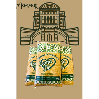 Farinha de Mandioca Amarela Dona Dê - Uarini ovinha, Manaus