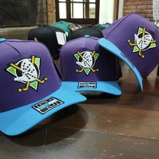 Boné Ducks super patos NHL aba semi curva com regulagem snapback bordado qualidade
