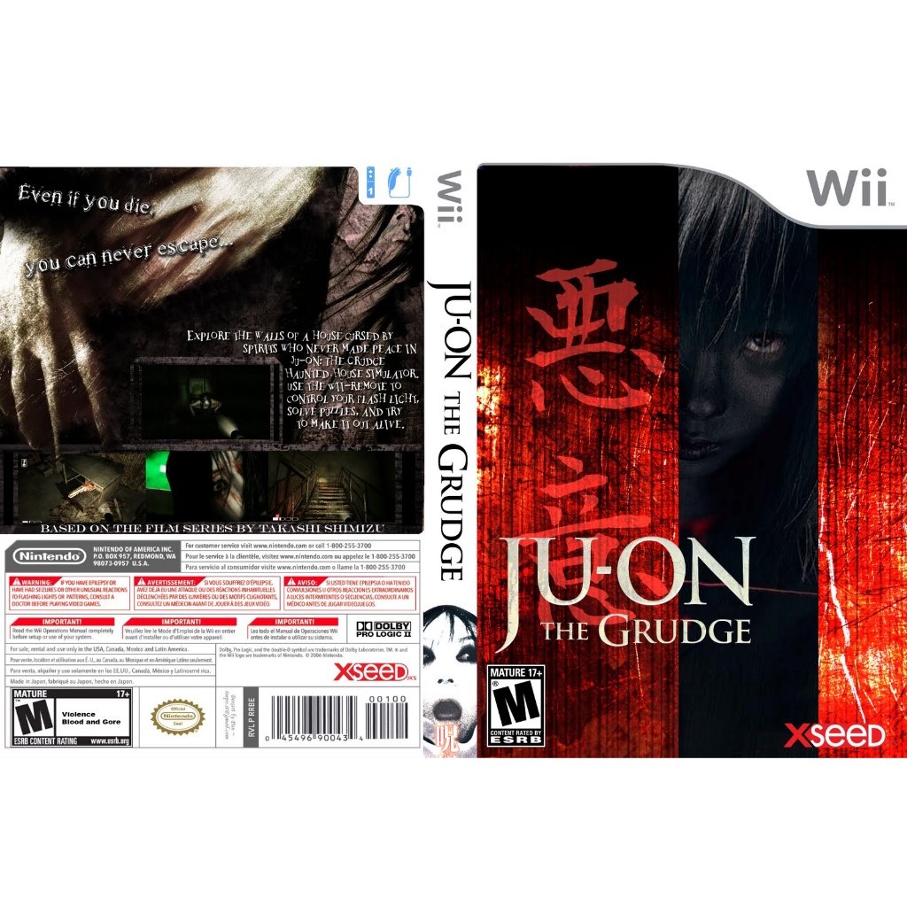 Ju-on: The Grudge Wii Shopee Brasil