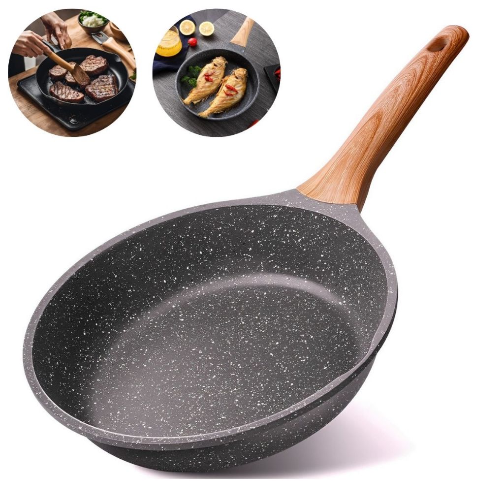 Frigideira Antiaderente Indução Fundo Triplo Premium Utilidade Domestica Cozinha Não vai Óleo