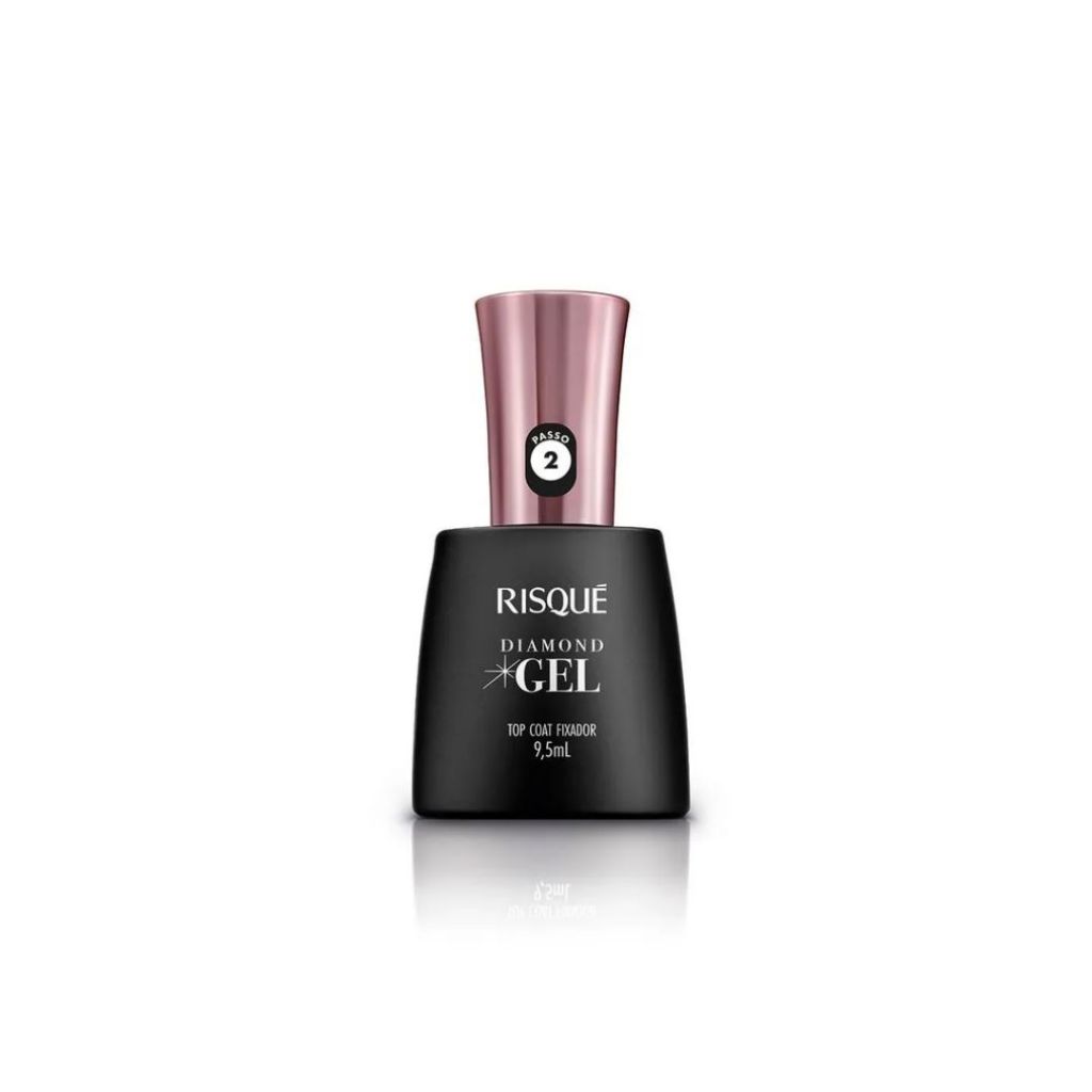 Risque Diamond Gel Top Coat Fixador 9,5ml | Shopee Brasil