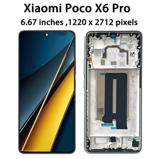 Display Poco X6 Pro Original Nacional Tela Frontal Amoled Touch com Aro