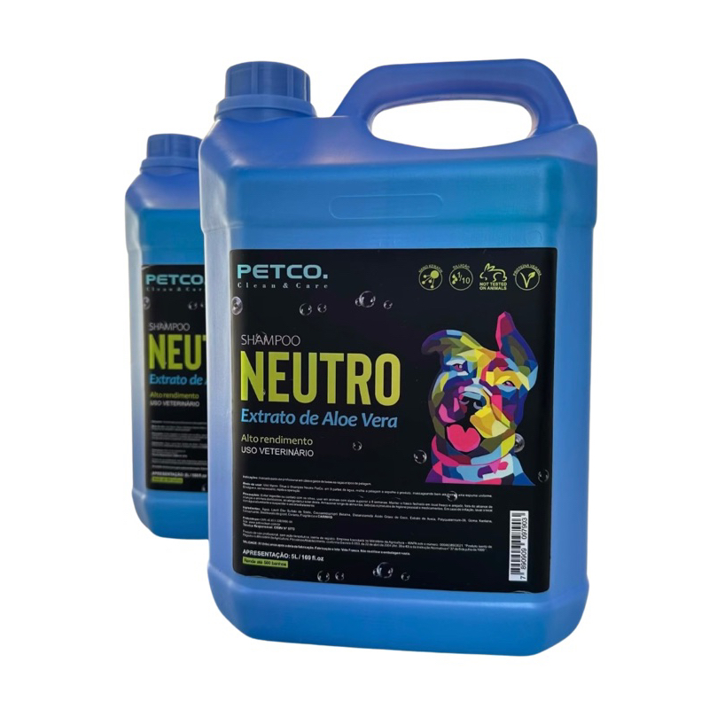 SHAMPOO NEUTRO PETCO EXTRATO DE AVEIA COM ALOE E VERA 5 L 1 10 Shopee Brasil