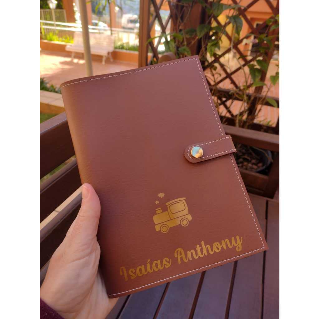 Capa para caderneta de vacinação personalizada