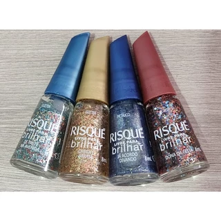 Esmalte Risque Coleção Livre Para Brilhar 4 cores