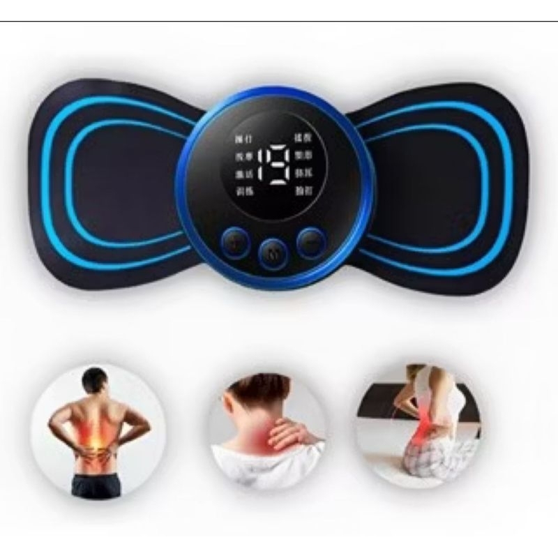 Massageador Elétrico por Impulso Elétrico! Cervical, Lombar e Corpo EMS