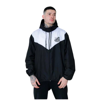 Corta Vento Santos Refletiva Jaqueta Masculina Time Cores