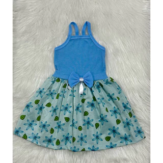Vestido de Alça Verão Infantil Menina