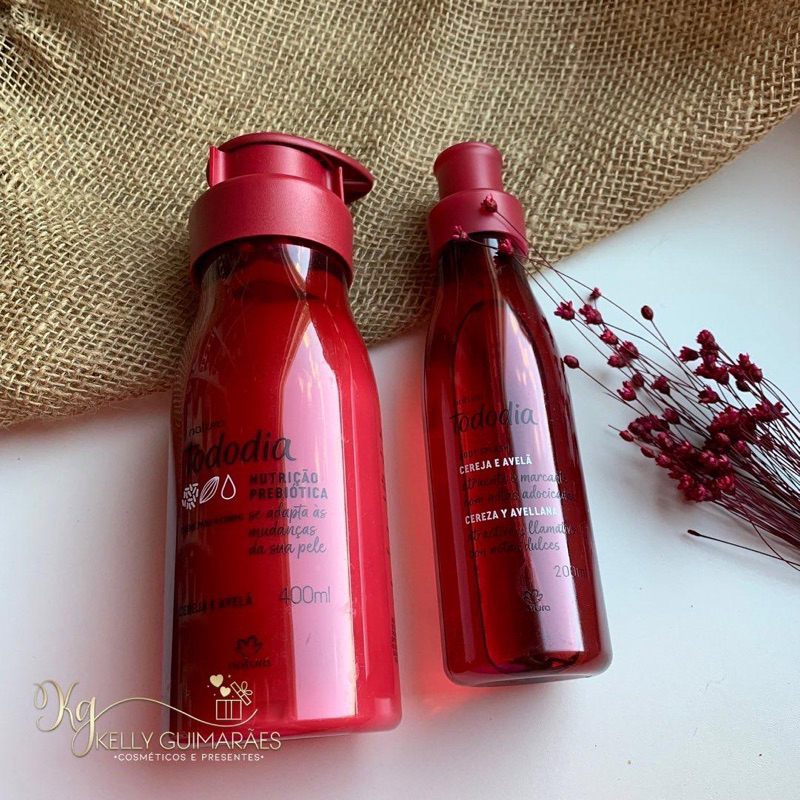 Natura Tododia ボディクリーム＆ボディスプラッシュセット Kit Natura Tododia – Hidratante + Body Splash (Várias Fragrâncias