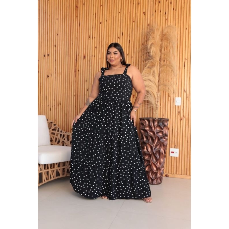 Vestido Longo Plus Size