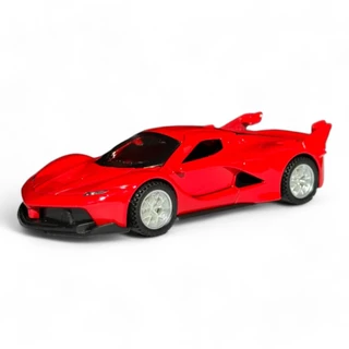 Miniatura Ferrari FXX de Ferro Colecionável Abre Portas Fricção Escala 1/32