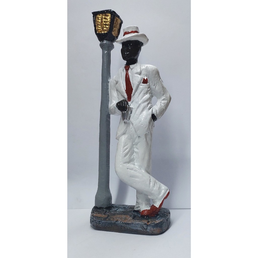 Zé Pelintra Orixá Mestre dos Catimbó Estatueta 17 cm Resina