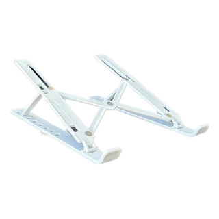 Suporte Para Notebook Laptop Livro Celular Ergonomico Dobravel Branco e Preto