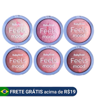 Blush Ruby Rose Iluminador Baked/Feels Mood - Envio Imediato