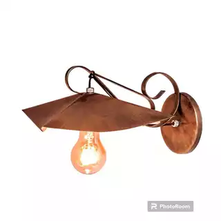 Arandela Retrô P/ Tempo Áreas Externa Parede + Lâmpada Bulbo Led 9w Branco Frio Luz Branca 6500 K