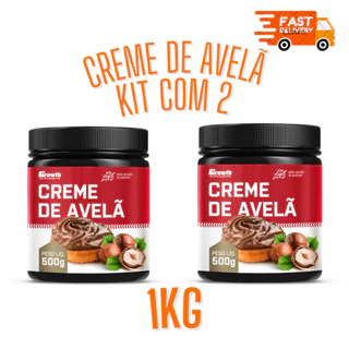 Kit 2 Creme de Avelã 500gr - Growth Supplements