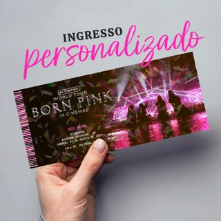 Item colecionável personalizado - BLACKPINK World Tour - Born Pink in Cinemas