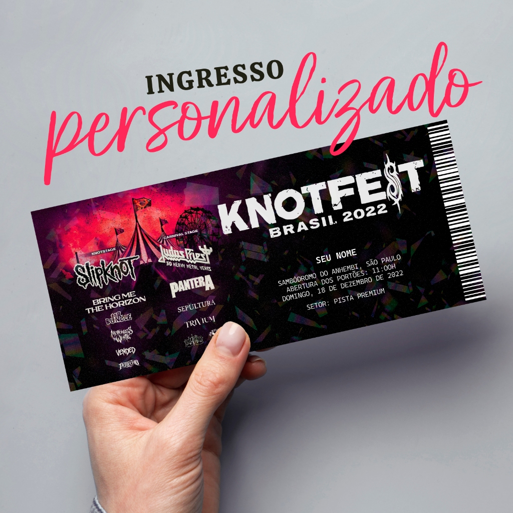 Item colecionável personalizado - KNOTFEST 2022