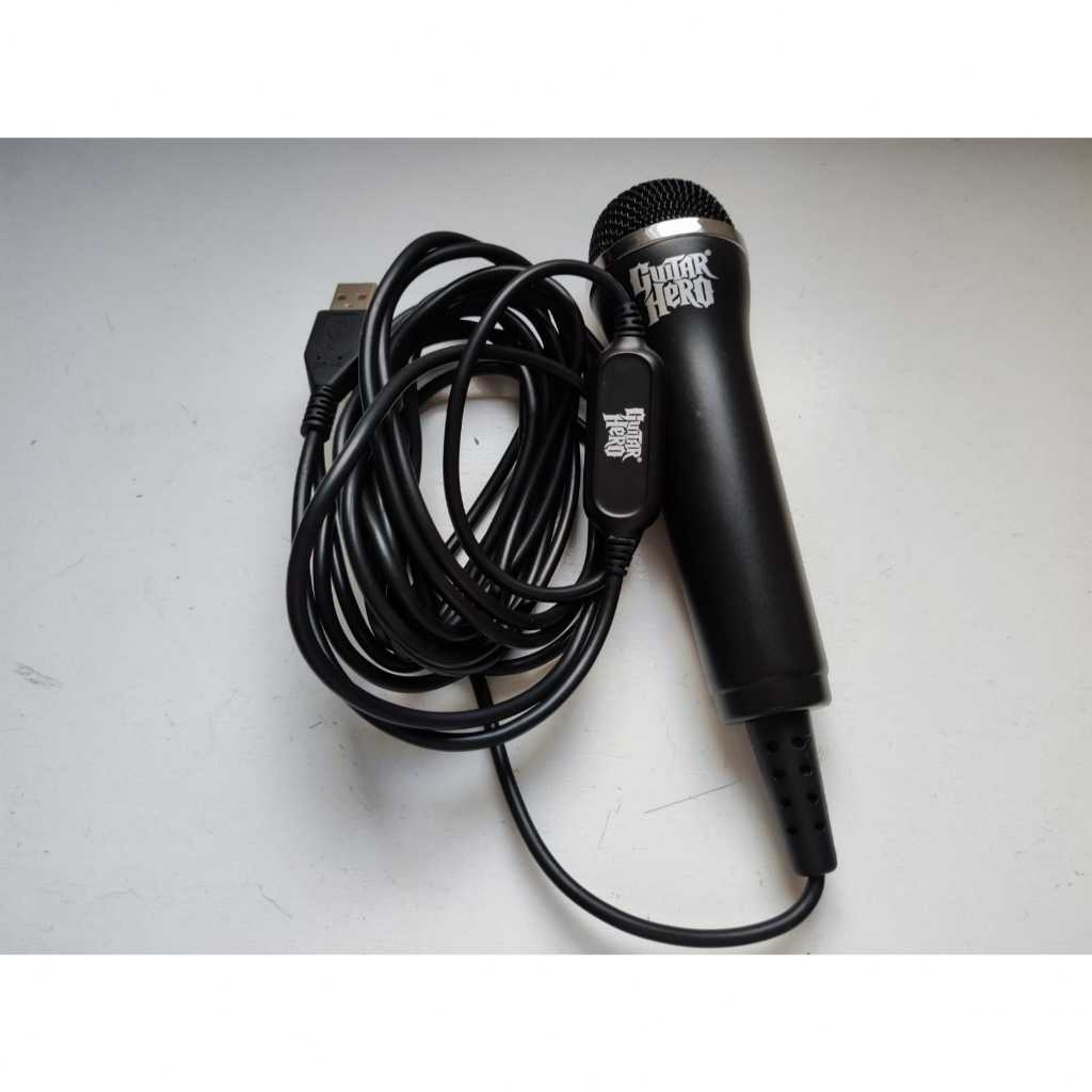 Microfone Guitar Hero Original Ps3 / X360 / Wii Usb | Shopee Brasil