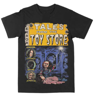 Camiseta Loja de brinquedos do Chucky Camisa Blusa Unissex Algodão