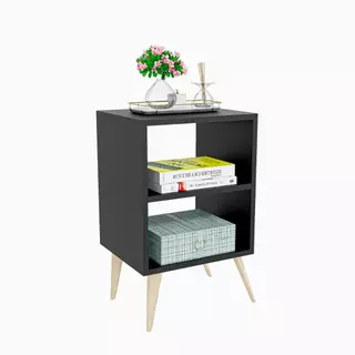 Mesa De Cabeceira Nicho Com Pés Palito Retro Para Quarto Sala Decoração Lateral De Cama