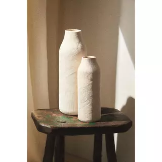 Jarra Vaso de Cerâmica com Textura ZARA HOME de 21,5 cm