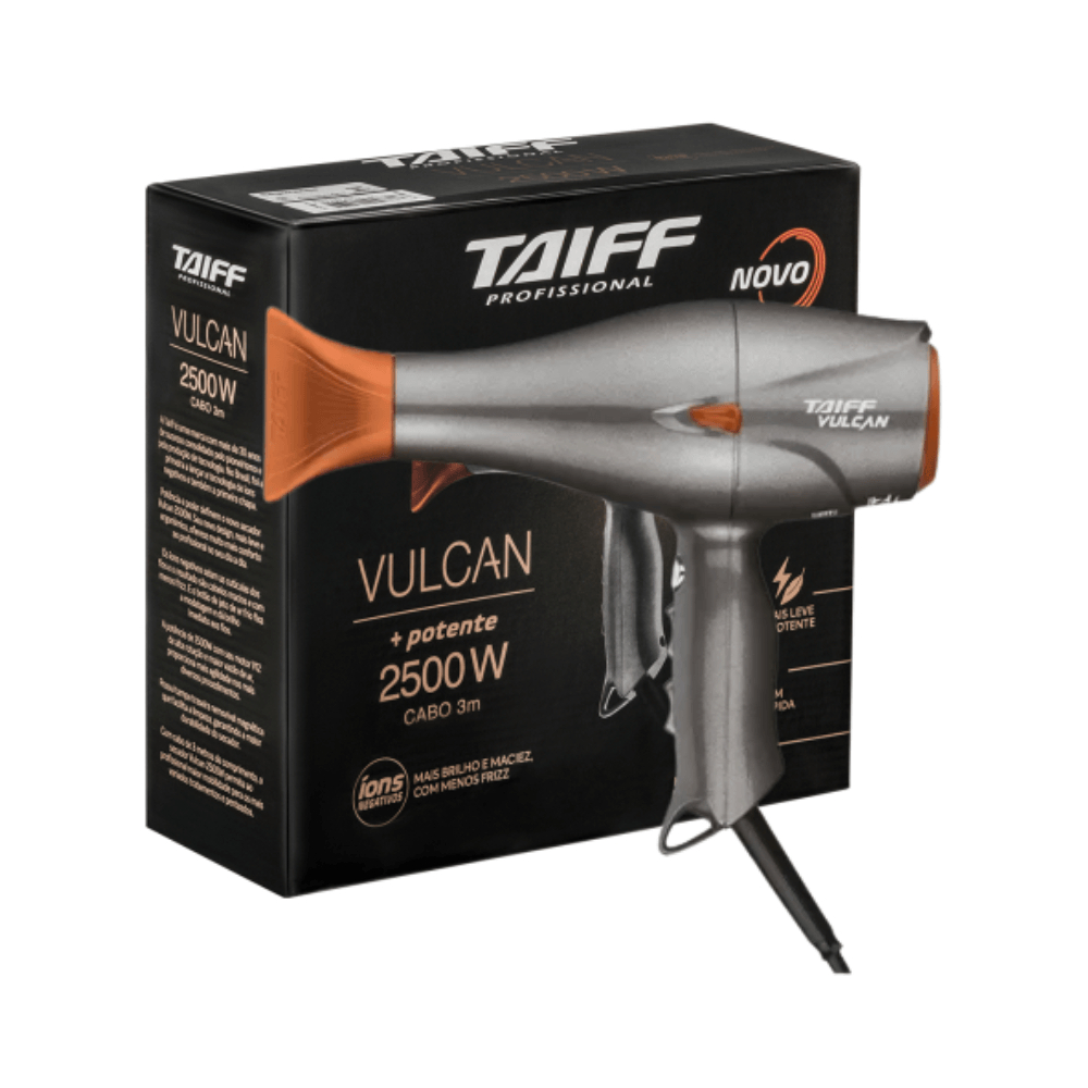 Secador Cabelos Taiff Vulcan 2500w Profissional | Shopee Brasil