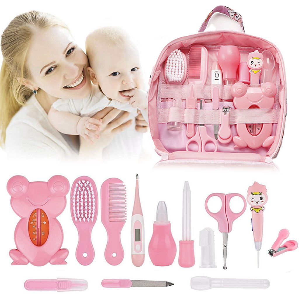 Kit 13 Higiene Cuidado Bebê Recém Nascido Essencial 13 Peças Cuidados Com O Bebê Recém Recém