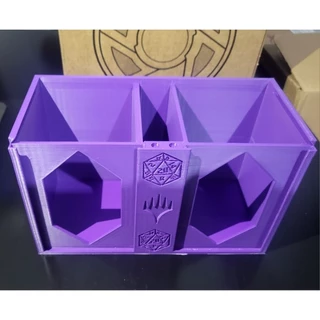 deckbox commander dupla + compartimento para dados