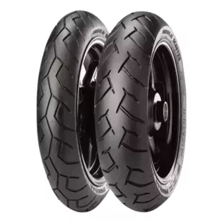Kit com 02 Pneus Pirelli 110/70R13 + 130/70R13 Diablo Scooter