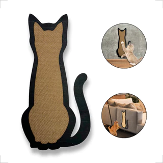 Arranhador para Gatos Pet em Mdf 44x23cm com Juta Sisal