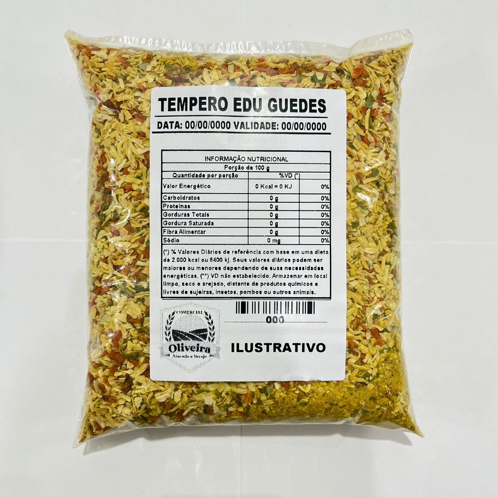 Tempero Edu Guedes 500g á granel | Shopee Brasil
