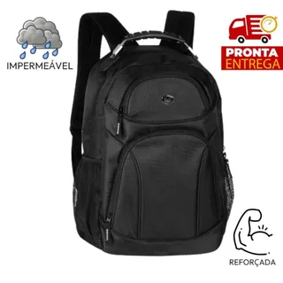Mochila Bolsa Reforçada Notebook 15.6' Escolar Cabo Aço em Oferta na Shopee