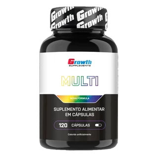 Multivitamínico (120 Caps.) Growth Supplements - Nova Fórmula