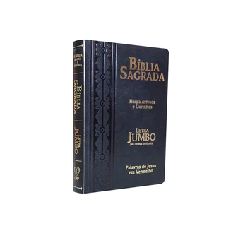 Bíblia com Harpa Avivada e Corinhos | RC | Letra Jumbo | Capa Pu Luxo