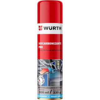 Produto Para Limpar Carburador e Tbi pro Descarbonizante Wurth 300ml