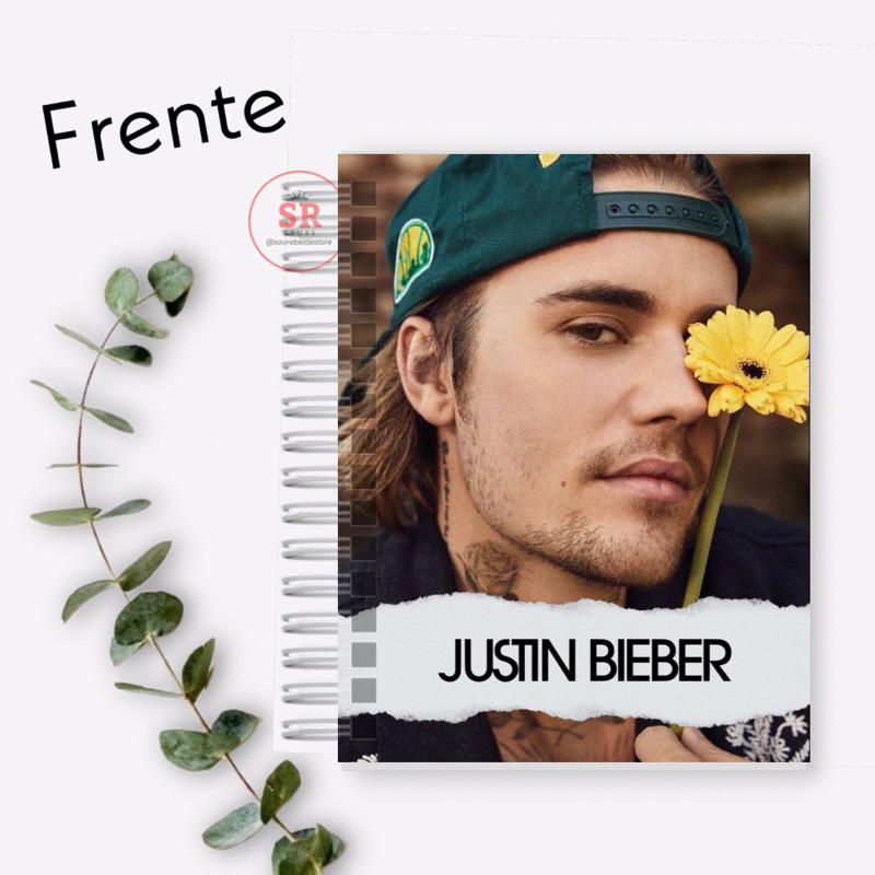 Caderno Justin Bieber A5 (14,8x21cm) | Shopee Brasil