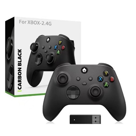 2.4G Gamepad Sem Fio Para Xbox One Six Axis Vibration Com Controlador De Jogo Turbo Receptor PC/Series X/S