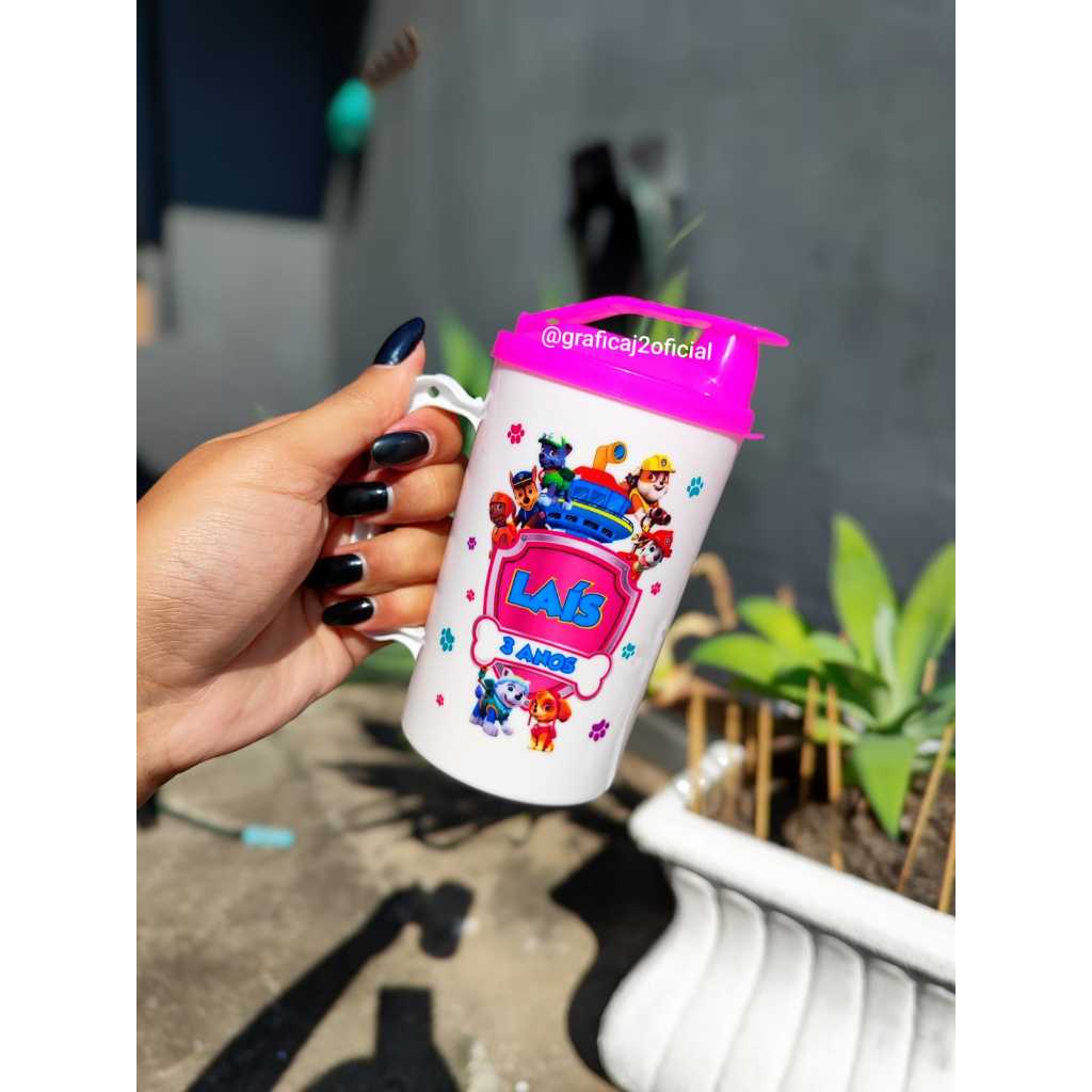 Caneca Baby 350ml Personalizada qualquer tema