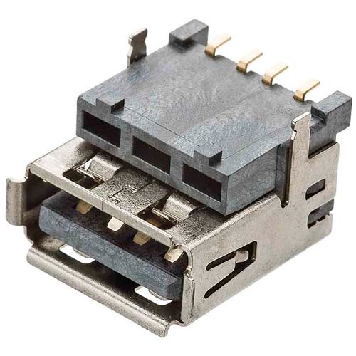 CONECTOR USB / CIRCUITRO IMPRESSO 90º