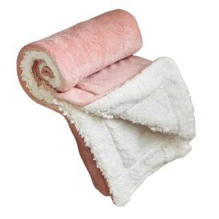 Cobertor Kit promoção bebe dupla face com sherpa carneirinho 0,96X0,80 metros