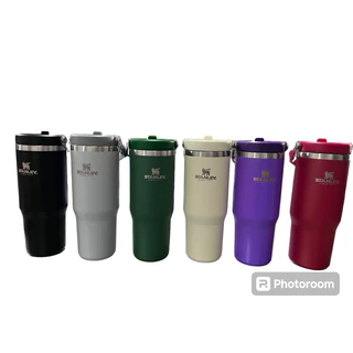 Copo/Garrafa com canudo e tampa - copo térmico com canudo 600ml/650ml/900ml