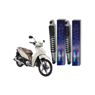 Par De Amortecedor Traseiro Para Moto Biz 100 110 E 125