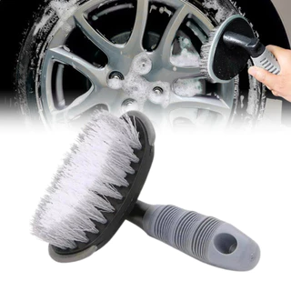 Escova para limpeza de pneus rodas carro moto bicicleta multiuso lavagem limpeza